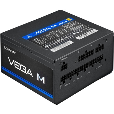 БЖ 1000W Chieftec VEGA M PPG-1000-C ATX 3.1 135mm, 80+ Gold, Fully modular, Retail