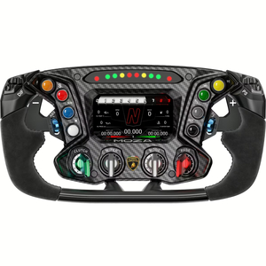 Кермо MOZA Racing Lamborghini Essenza SCV12, 31cм., екран 4.3", 8 кн. RGB, чорне