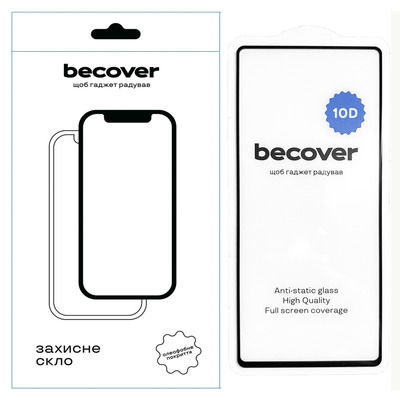 Защитное стекло BeCover для Google Pixel 7 10D Black (711489)