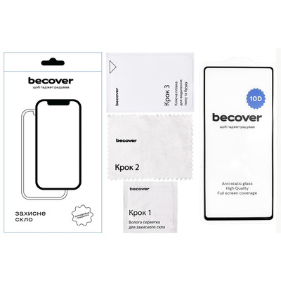 Защитное стекло BeCover для Google Pixel 7 10D Black (711489)