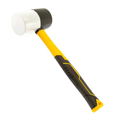 Киянка гумова чорно-біла 450г фібергласова рукоятка SIGMA (4317241)