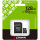 Memory card microSDXC 128Gb Kingston Canvas Select Plus Gen3 100R A1 C10, Retail + adapter
