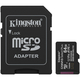 Memory card microSDXC 64Gb Kingston Canvas Select Plus Gen3 100R A1 C10, Retail + adapter