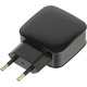 Зарядний пристрій 1xUSB 18W QС3.0, чорний