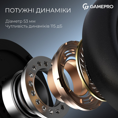 Гарнитура GamePro Asgard Freya Pro Black (HSW201B)