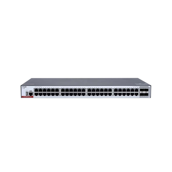 Коммутатор Ruijie RG-CS83-48GT4XS (48xGE, 4xSFP+, 1 x RJ45 console port, 1 x USB, Ruijie Cloud, L3)