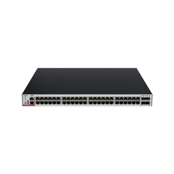 Коммутатор Ruijie RG-CS83-48GT4XS-PD (48xGE PoE/PoE+, 4xSFP+, 1 x RJ45 console port, 1 x RJ45 MGMT port, 1 x USB, max PoE 1570W, Ruijie Cloud, L3)