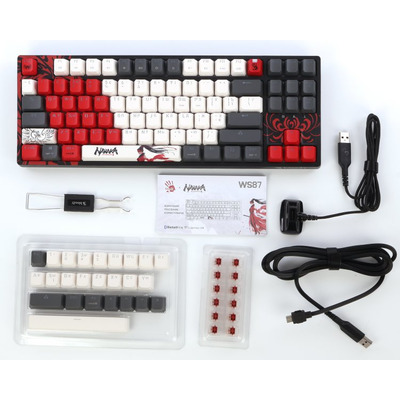 Клавиатура Bloody WS87 RGB Naraka Black