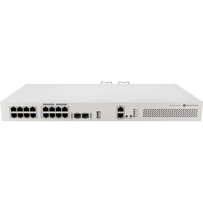 Коммутатор MikroTik CRS418-8P-8G-2S+RM (8xGE POE, 8xGE LAN, 2xSFP+, 2xPSU AC, max POE 215W, L3, RM)