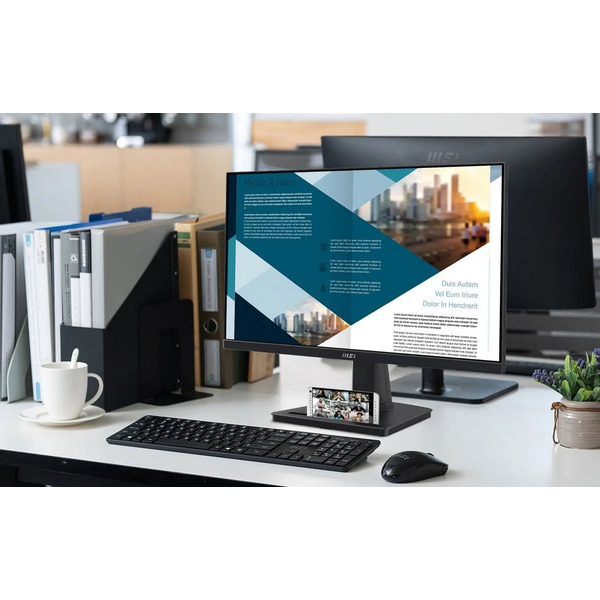 Монитор MSI 21.5" Pro MP225V VA Black 100Hz; 1920x1080, 1 мс, 300 кд/м2, HDMI, D-Sub