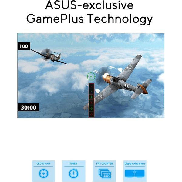 Монитор Asus 21.45" VP227HF (90LM0880-B01O71) VA Black 100Hz; 1920x1080, 1 мс, 250 кд/м2, D-Sub, HDMI