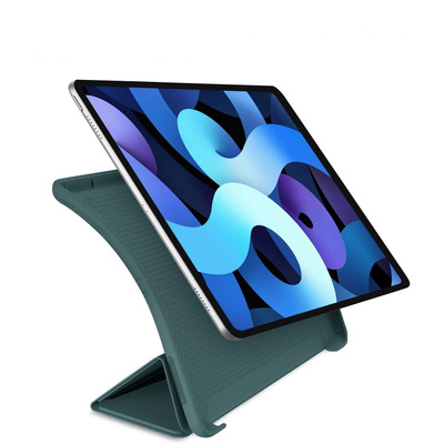 Чохол BeCover Tri Fold Soft TPU Silicone для Apple iPad Air 11" M2 2024 Dark Green (711406)