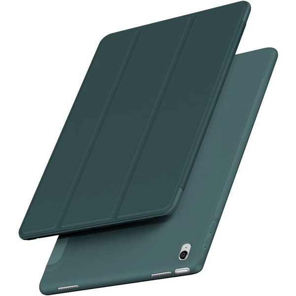 Чохол BeCover Tri Fold Soft TPU Silicone для Apple iPad Air 11" M2 2024 Dark Green (711406)