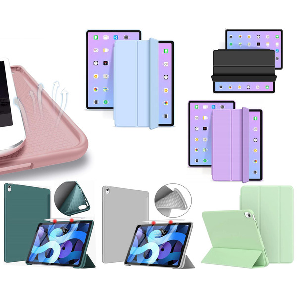 Чохол BeCover Tri Fold Soft TPU Silicone для Apple iPad Air 11" M2 2024 Purple (711411)