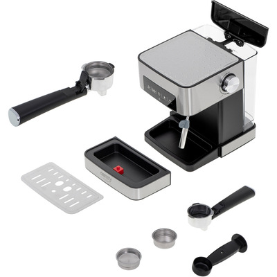 Кавоварка Camry CR 4410 ріжкова/ 1000 Вт/ 15 бар/ мелена/ капучінатор/чорнa