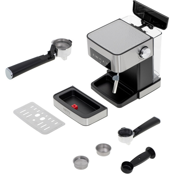 Кавоварка Camry CR 4410 ріжкова/ 1000 Вт/ 15 бар/ мелена/ капучінатор/чорнa