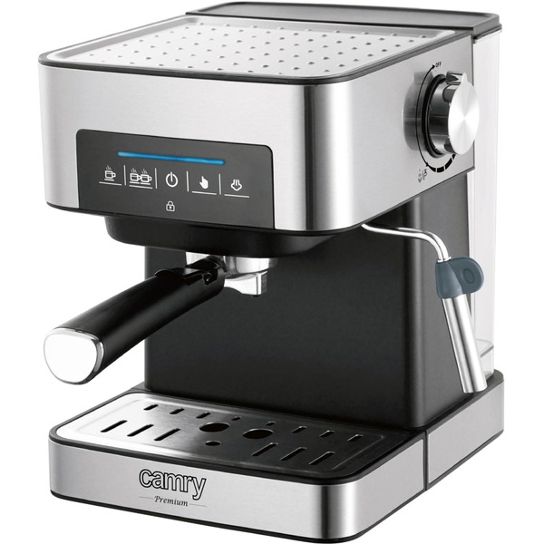 Кавоварка Camry CR 4410 ріжкова/ 1000 Вт/ 15 бар/ мелена/ капучінатор/чорнa