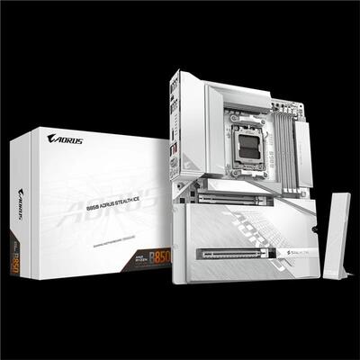 Материнская плата GIGABYTE B850 A STEALTH ICE  sAM5 B850 4xDDR5 M.2 HDMI ATX