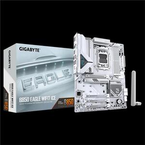 Материнська плата GIGABYTE B850 EAGLE WF7 ICE sAM5 B850 4xDDR5 M.2 Wi-Fi BT HDMI DP ATX