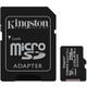 Карта пам`яті MicroSDXC 256GB UHS-I/U3 Class 10 Kingston Canvas Select Plus R100/W85MB/s + SD-адаптер (SDCS2/256GB)