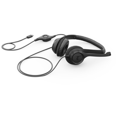 Гарнитура Logitech H390 USB-C Midnight Black (981-001576)