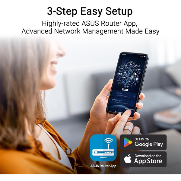 Бездротовий маршрутизатор (роутер) Asus RT-BE55