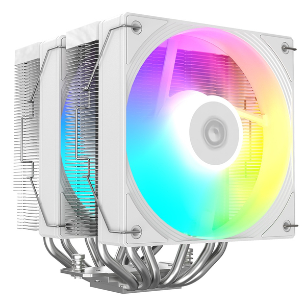 Кулер процессорный ID-Cooling Frozn A620 Pro SE ARGB White; Intel: 1851/1700/1200/1151/1150/1155/1156, AMD: AM5/AM4, 120х142х157 мм, 3-pin ARGB + 4-pin PWM