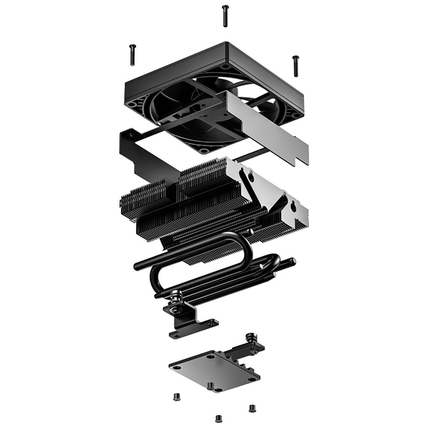 Кулер процессорный ID-Cooling IS-47-XT V2; Intel: 1851/1700/1200/1151/1150/1155/1156, AMD: AM5/AM4, 94х94х47 мм, 4-pin PWM