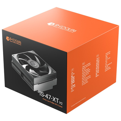 Кулер процессорный ID-Cooling IS-47-XT V2; Intel: 1851/1700/1200/1151/1150/1155/1156, AMD: AM5/AM4, 94х94х47 мм, 4-pin PWM