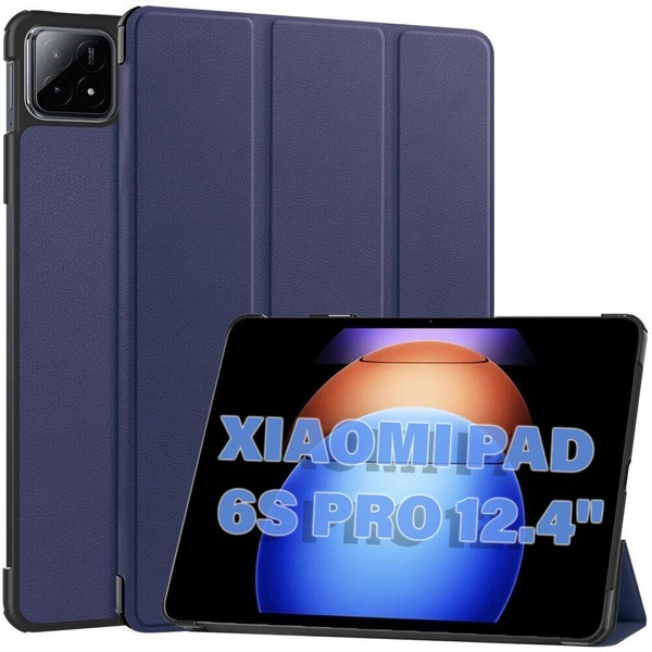 Чохол-книжка BeCover Smart Case для Xiaomi Pad 6S Pro 12.4" Deep Blue (711084)