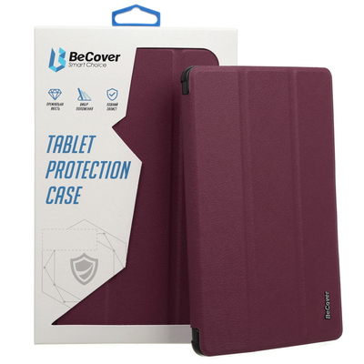 Чeхол-книжка BeCover Smart Case для Xiaomi Pad 6S Pro 12.4" Red Wine (711087)