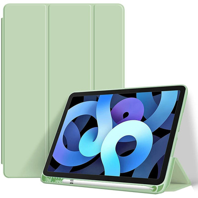 Чохол-книжка BeCover Tri Fold Soft TPU з кріпленням Apple Pencil для Apple iPad Air (4/5) 2020/2022 10.9" Green (711107)