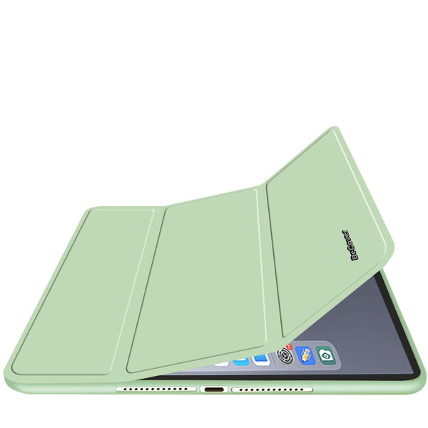 Чохол-книжка BeCover Tri Fold Soft TPU з кріпленням Apple Pencil для Apple iPad Air (4/5) 2020/2022 10.9" Green (711107)