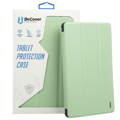 Чохол-книжка BeCover Tri Fold Soft TPU з кріпленням Apple Pencil для Apple iPad Air (4/5) 2020/2022 10.9" Green (711107)