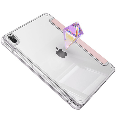 Чохол-книжка BeCover Ultra Slim Origami Transparent з кріпленням Apple для Apple iPad Mini 7 2024 Pink (712936)
