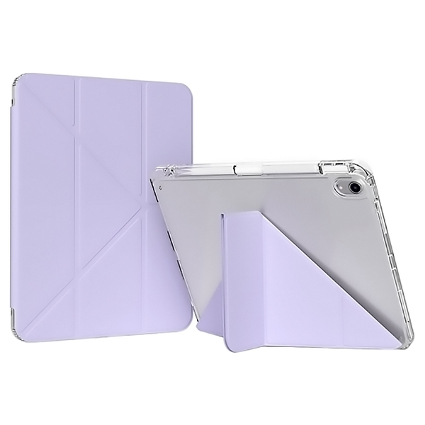 Чохол-книжка BeCover Ultra Slim Origami Transparent з кріпленням Apple для Apple iPad Mini 7 2024 Purple (712937)