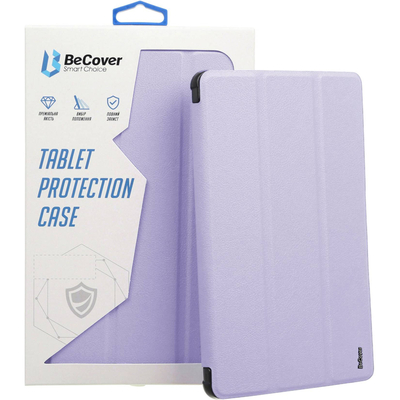 Чeхол-книжка BeCover Ultra Slim Origami Transparent с креплением Apple для Apple iPad Mini 7 2024 Purple (712937)