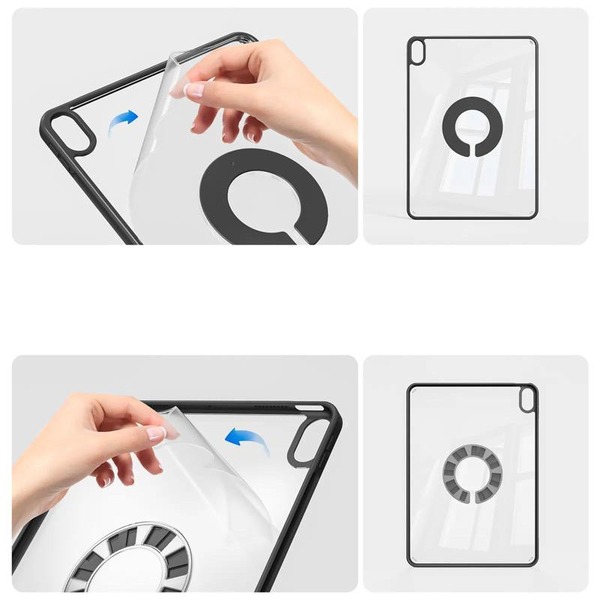 Чехол-книжка BeCover Ultra Slim Origami Flex для Apple iPad Air 13 (2024/2025) Black (712980)