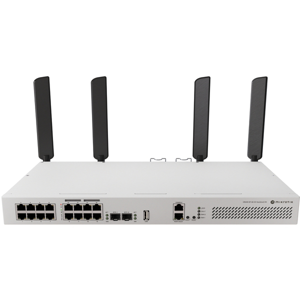 Комутатор Mikrotik CRS418-8P-8G-2S+5axQ2axQ-RM, 17xGig Eth ports (8 with 802.3af/at PoE-out support)