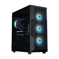 Корпус Zalman I3 Neo ARGB V2 без БЖ, 2xUSB3.0, 1x Type C, 4x120мм ARGB, VGA 355мм, LCS ready, TG Side Panel, ATX, чорний