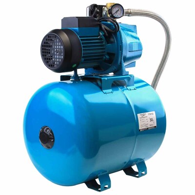 Станція 1.1кВт Hmax 48м Qmax 85л/хв (самовсмоктуючий насос) 50л Україна AQUATICA (775084/50)