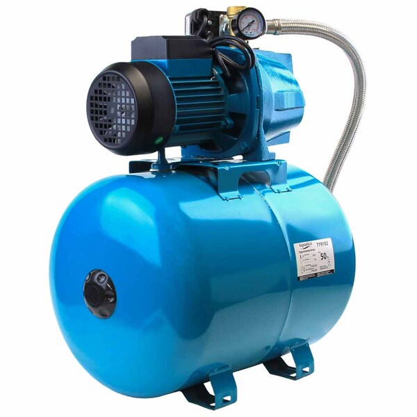 Станція 1.1кВт Hmax 48м Qmax 85л/хв (самовсмоктуючий насос) 50л Україна AQUATICA (775084/50)