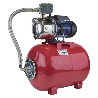 Станція 1.1кВт Hmax 48м Qmax 60л/хв (самовсмоктуючий насос нерж) 50л Україна WETRON (775054/50)