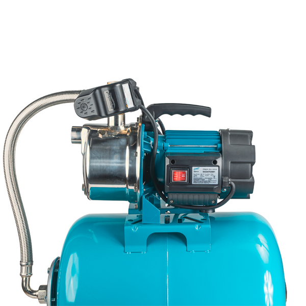 Насосная станция LEO 1.0 кВт Hmax 44м Qmax 73л/мин 50л (775313/50)