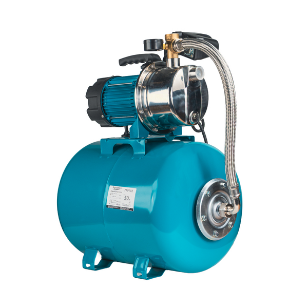 Насосная станция LEO 1.0 кВт Hmax 44м Qmax 73л/мин 50л (775313/50)