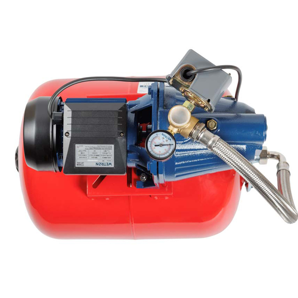 Станція 1.1кВт Hmax 52м Qmax 70л/хв (самовсмоктуючий насос) 50л Україна WETRON (775038/50)