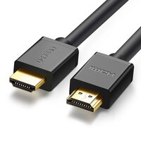Кабель HDMI M - M, 1.0 м, V2.0 Cafule 4K, HD104 UGREEN Чорний