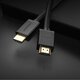 Кабель HDMI M - M, 1.0 м, V2.0 Cafule 4K, HD104 UGREEN Чорний