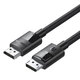 Кабель DisplayPort M - M V1.4 8K 3м Plastic Case Braided Cable DP114 Чорний UGREEN