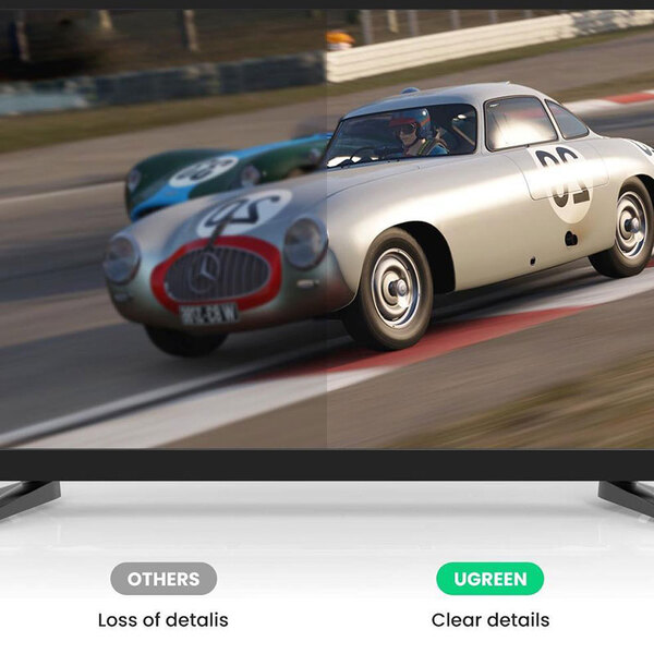 Кабель DisplayPort M - M V1.4 8K 3м Plastic Case Braided Cable DP114 Чорний UGREEN